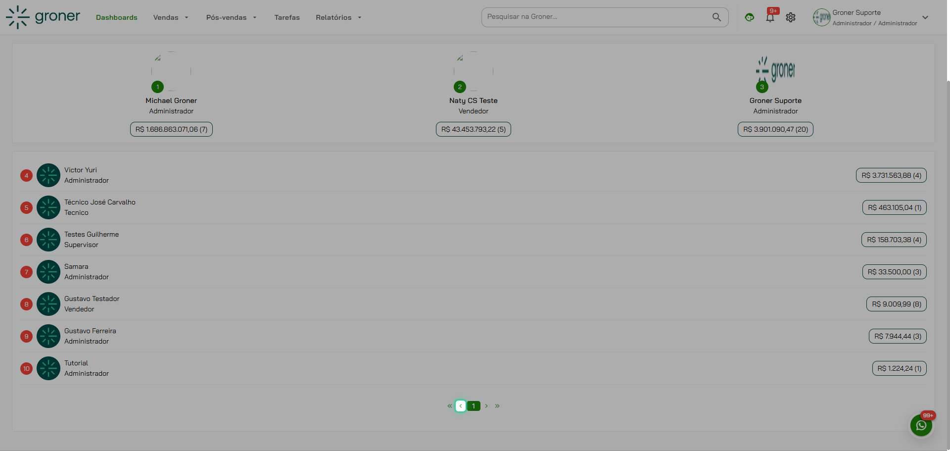 Configure o preenchimento e outros parâmetros