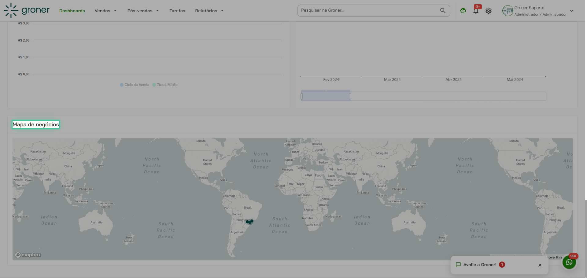 Consulte mapas e visualizações espaciais