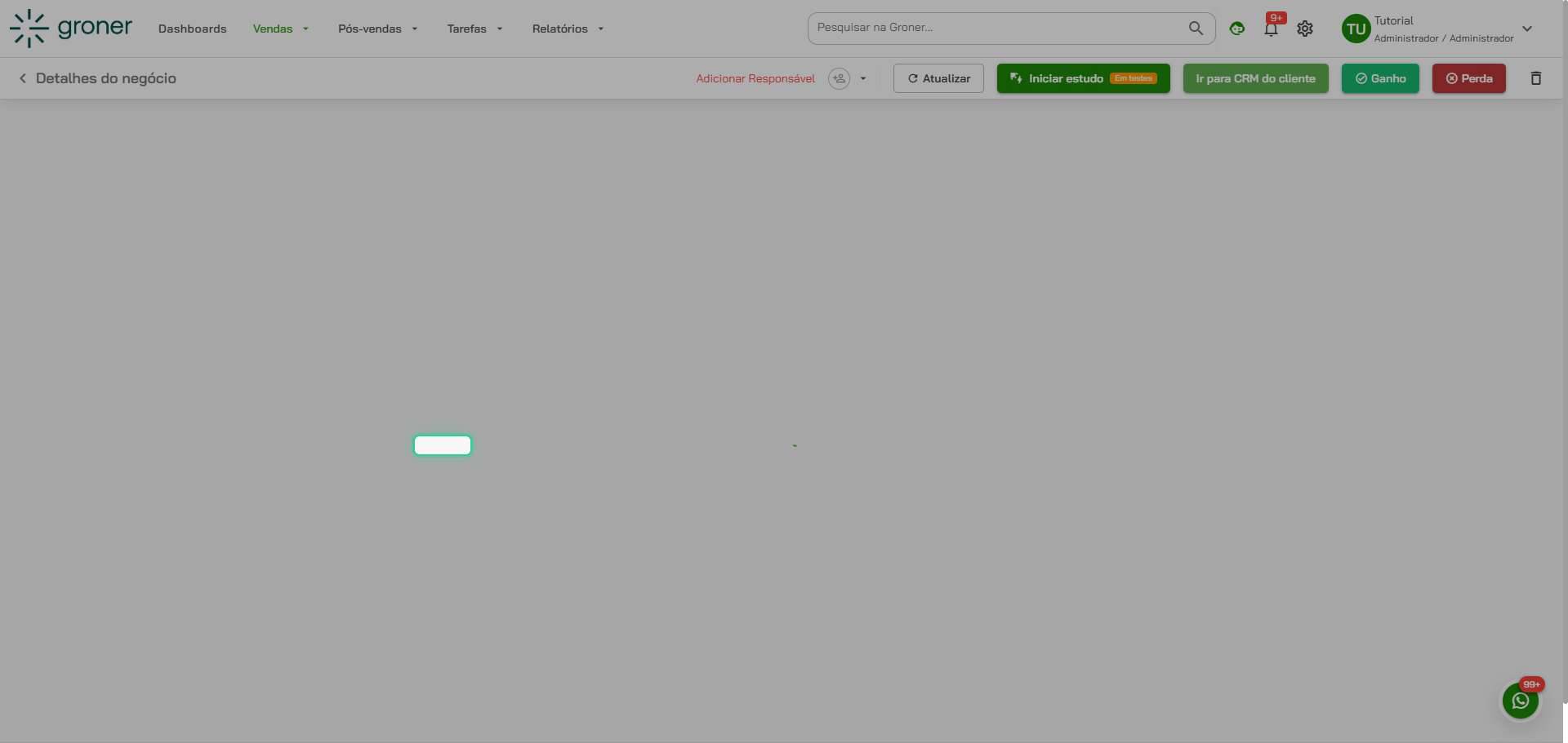 Acesse a tela de configuração do card